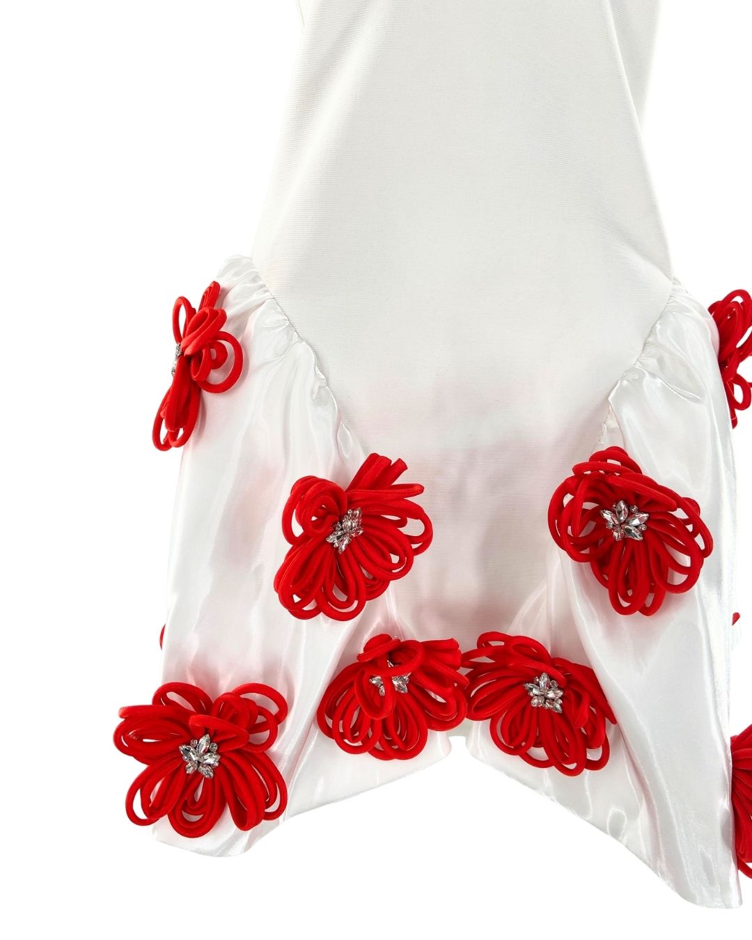 Vestido strapless stretch
