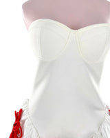 Vestido strapless stretch