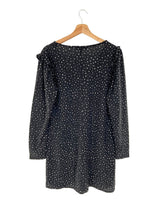 Vestido recto midi manga larga