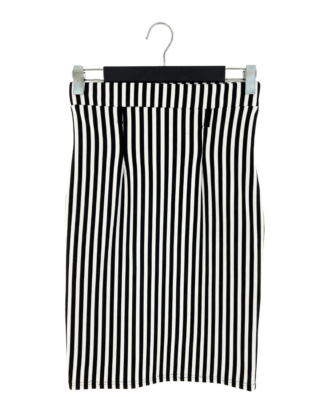 Falda midi stretch a rayas