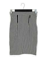 Falda midi stretch a rayas