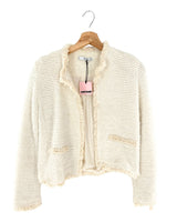 Chaqueta Tweed abierta