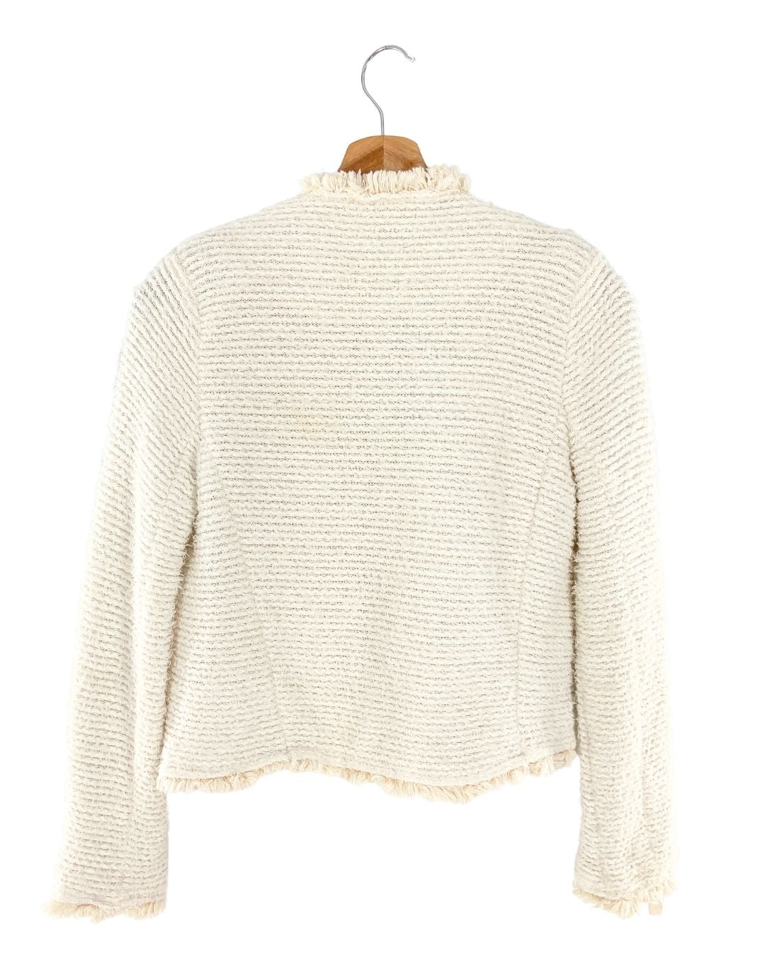 Chaqueta Tweed abierta