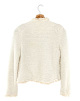 Chaqueta Tweed abierta