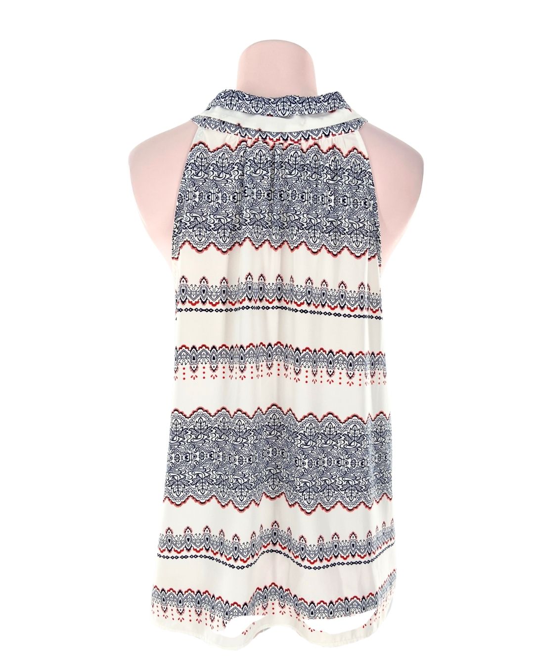 Blusa cuello halter anudado