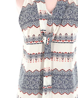Blusa cuello halter anudado