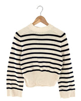Jersey tejido a franjas