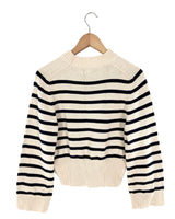 Jersey tejido a franjas