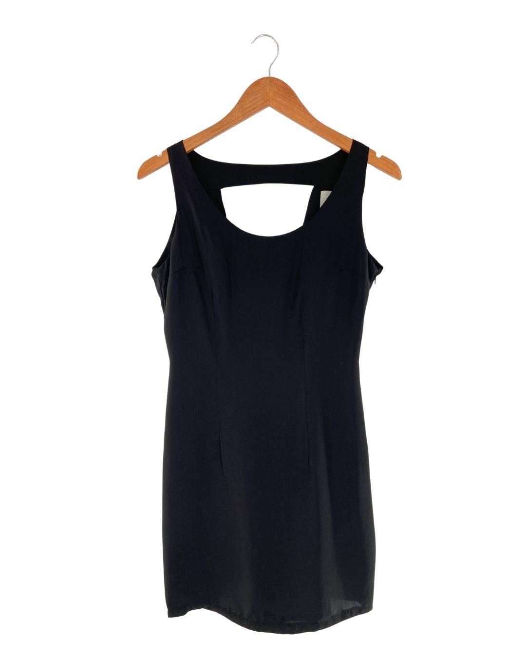Vestido midi satinado escote