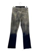 Jean stretch flare color block