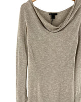 Vestido mini manga larga