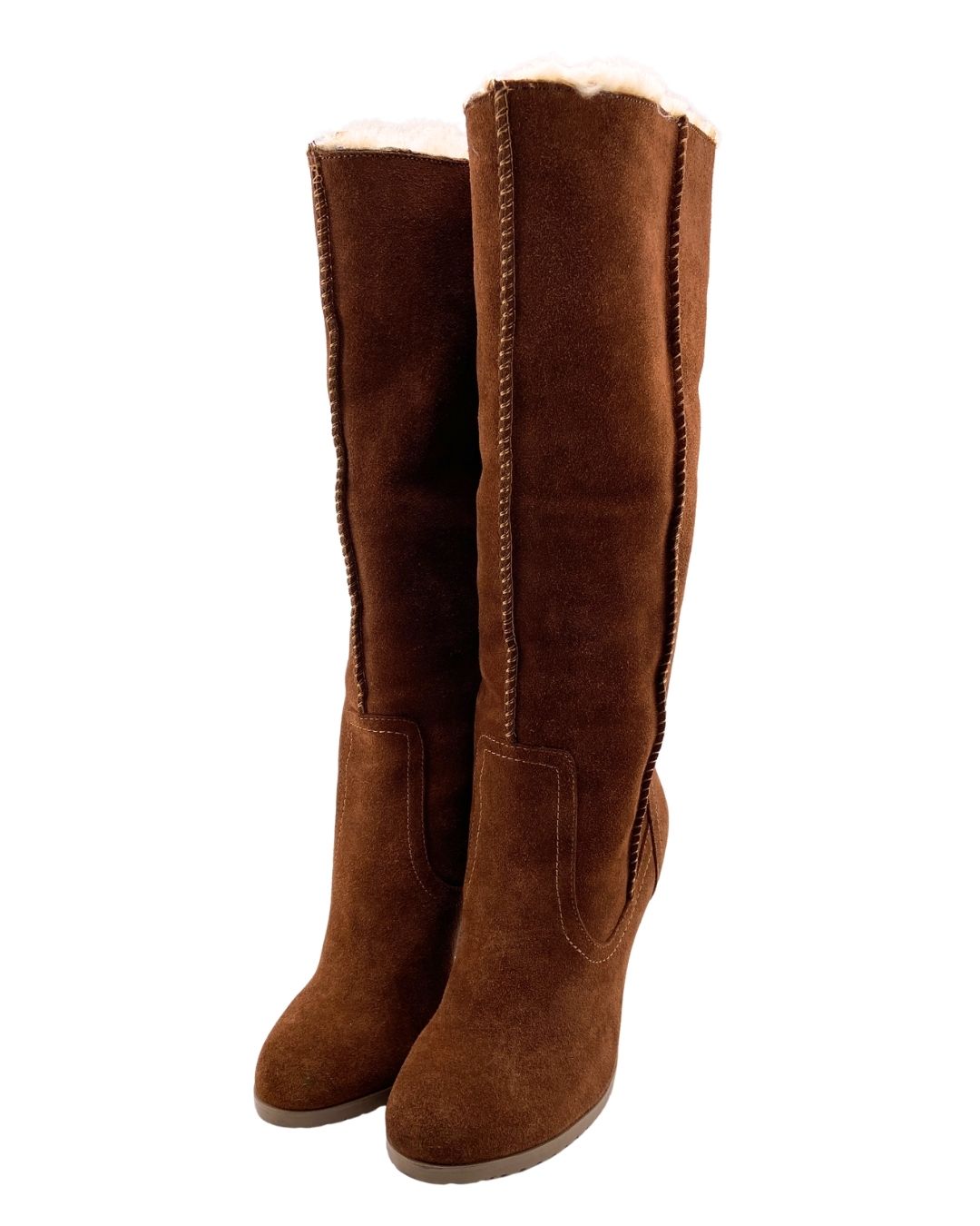 Botas caña alta en cuero