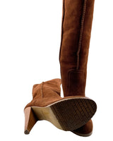 Botas caña alta en cuero