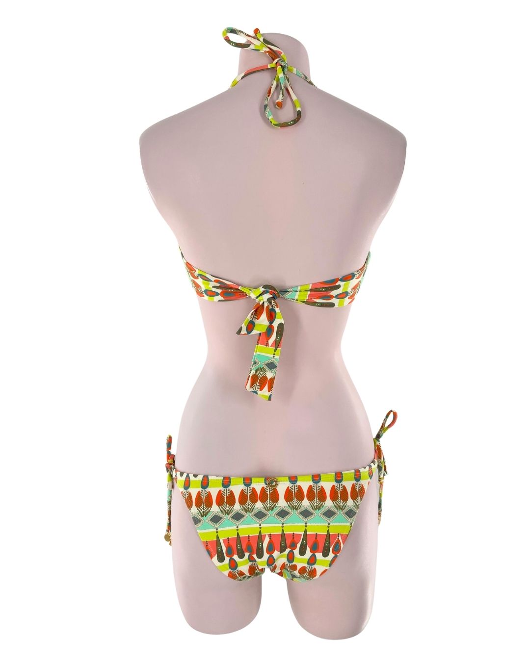 Bikini anudado print variado