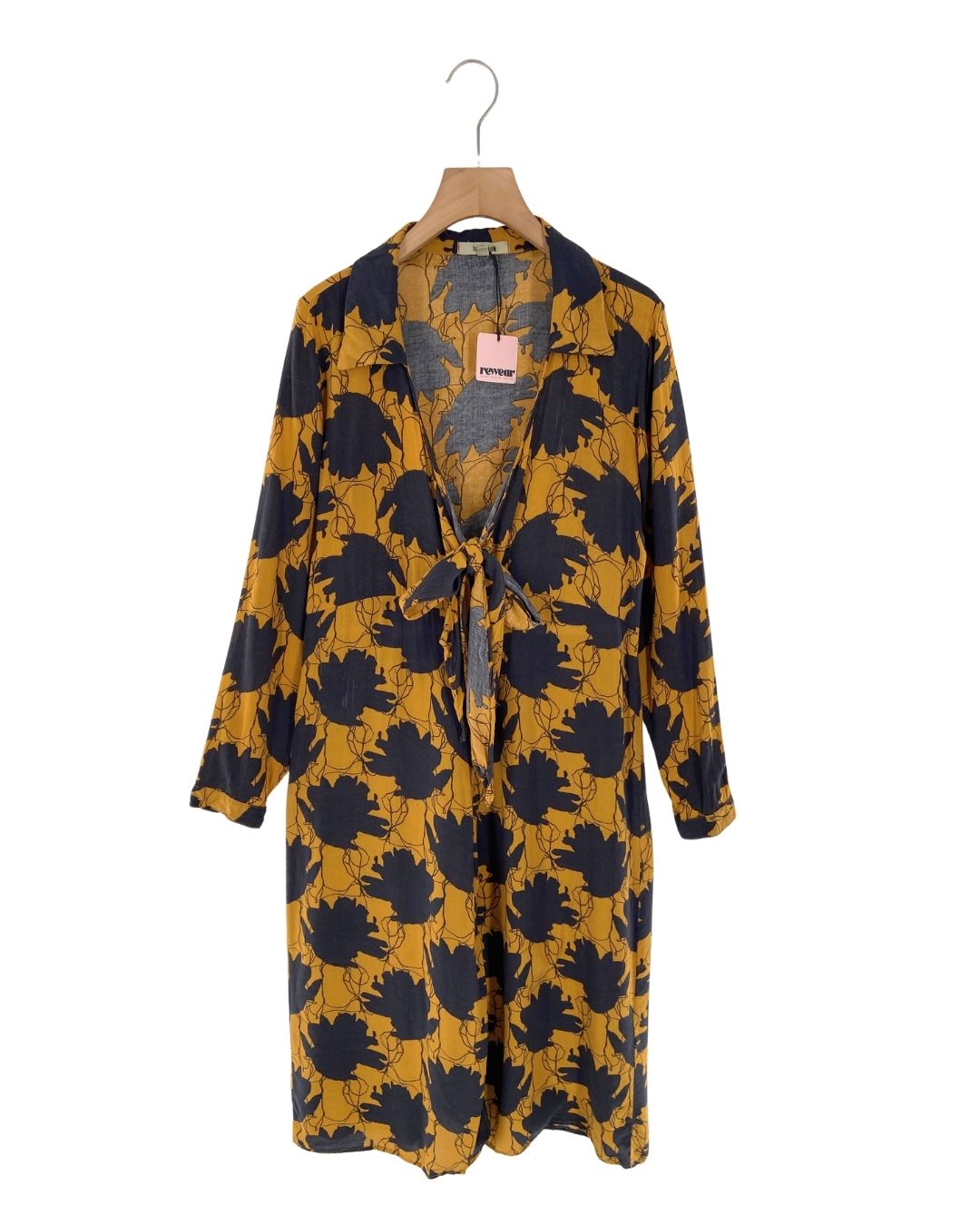 Vestido midi abotonado