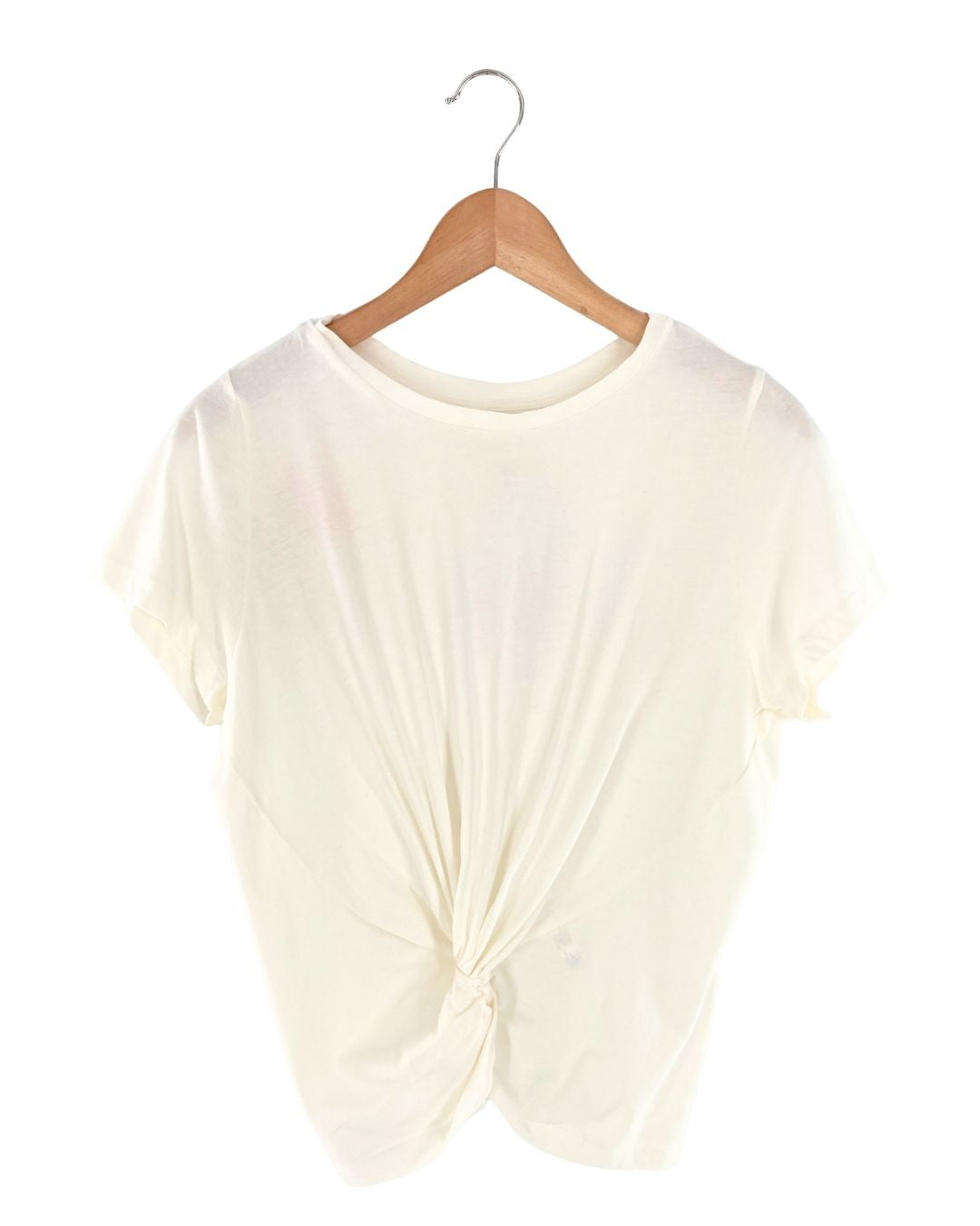 Camiseta en algodon anudada
