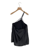 Blusa satinada cruzada