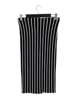 Falda midi lapiz a rayas
