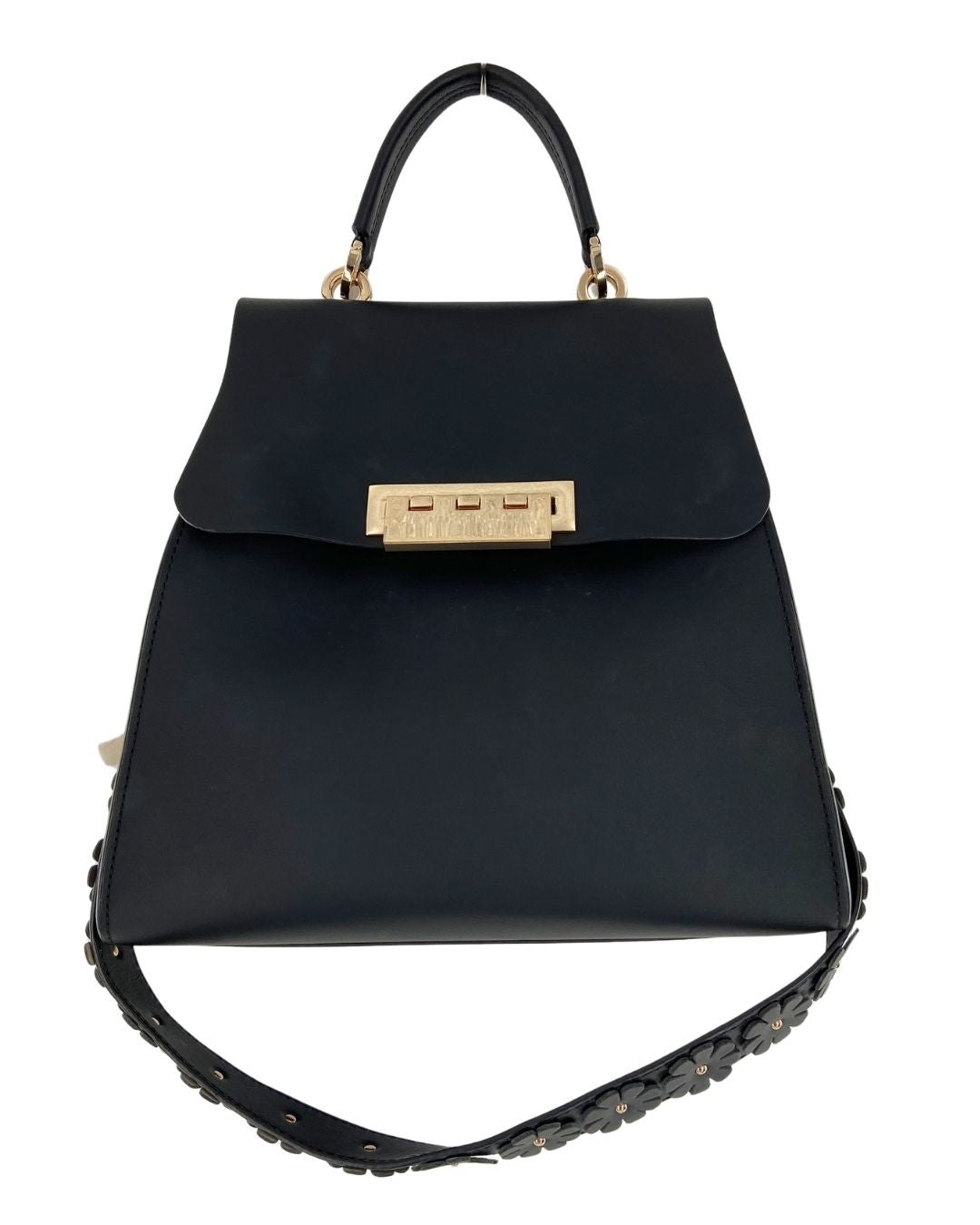 Cartera tote flores repujadas