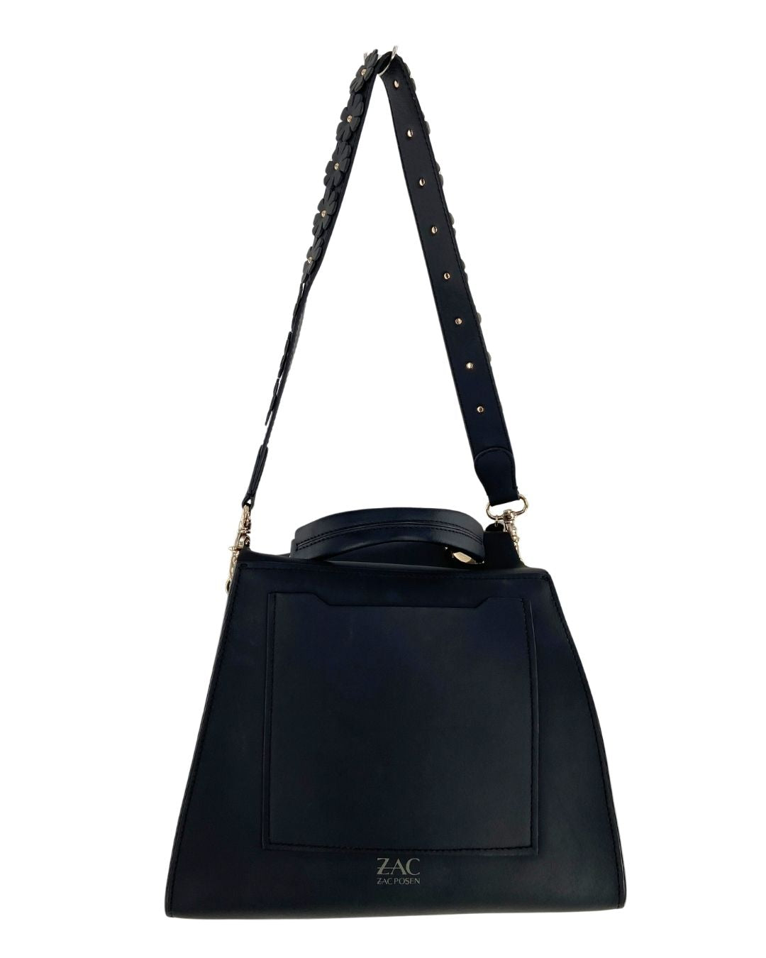 Cartera tote flores repujadas