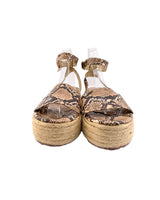 Sandalias de plataforma print
