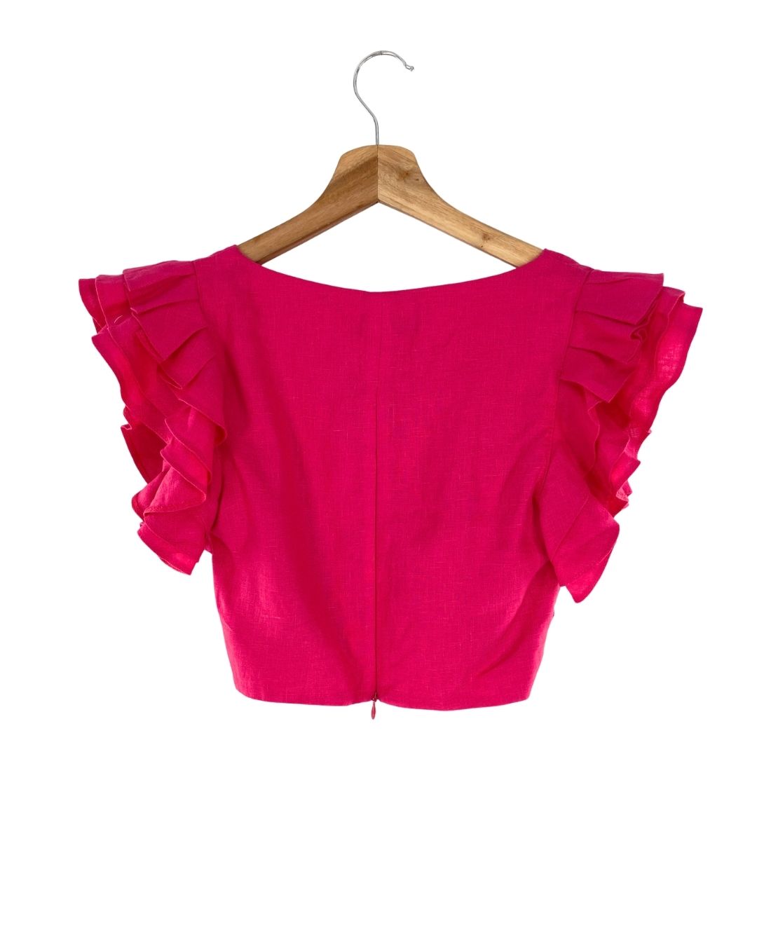 Blusa en lino vuelo en sisa
