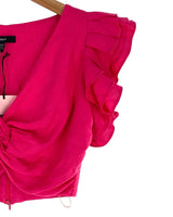 Blusa en lino vuelo en sisa