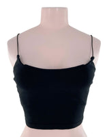 Crop top de tiras delgadas