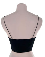 Crop top de tiras delgadas