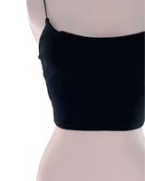 Crop top de tiras delgadas