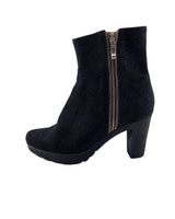 Botines de tacon con textura