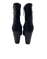 Botines de tacon con textura