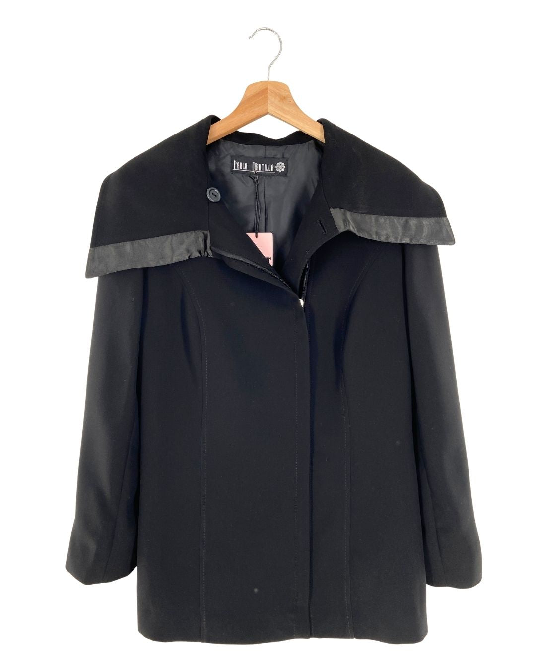 Chaqueta suit midi con sesgo