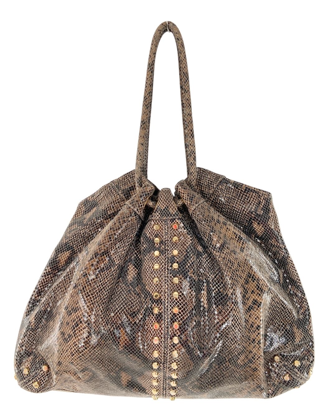 Bolso hobo textura piton