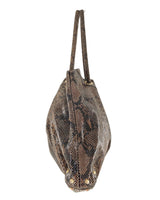 Bolso hobo textura piton