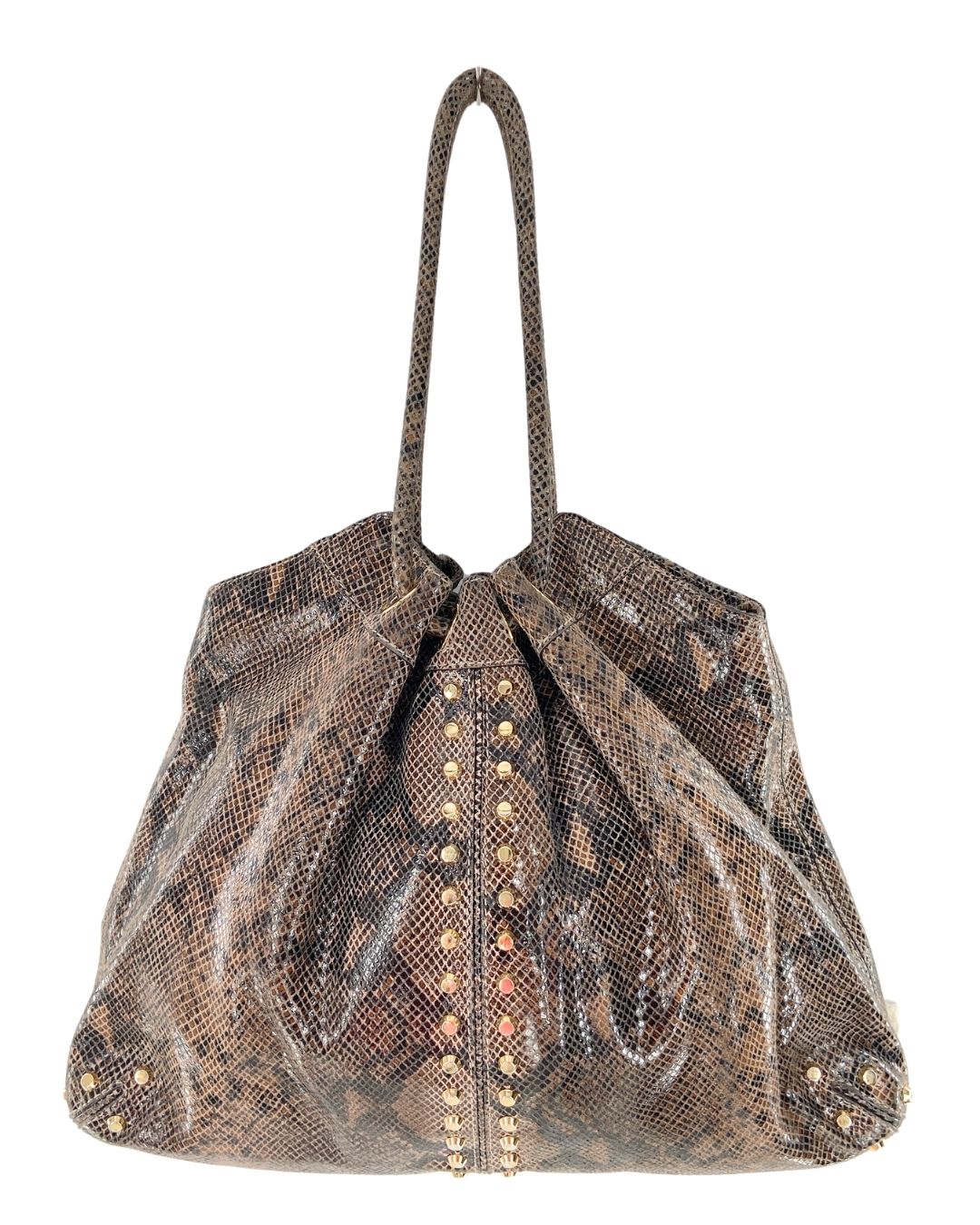 Bolso hobo textura piton