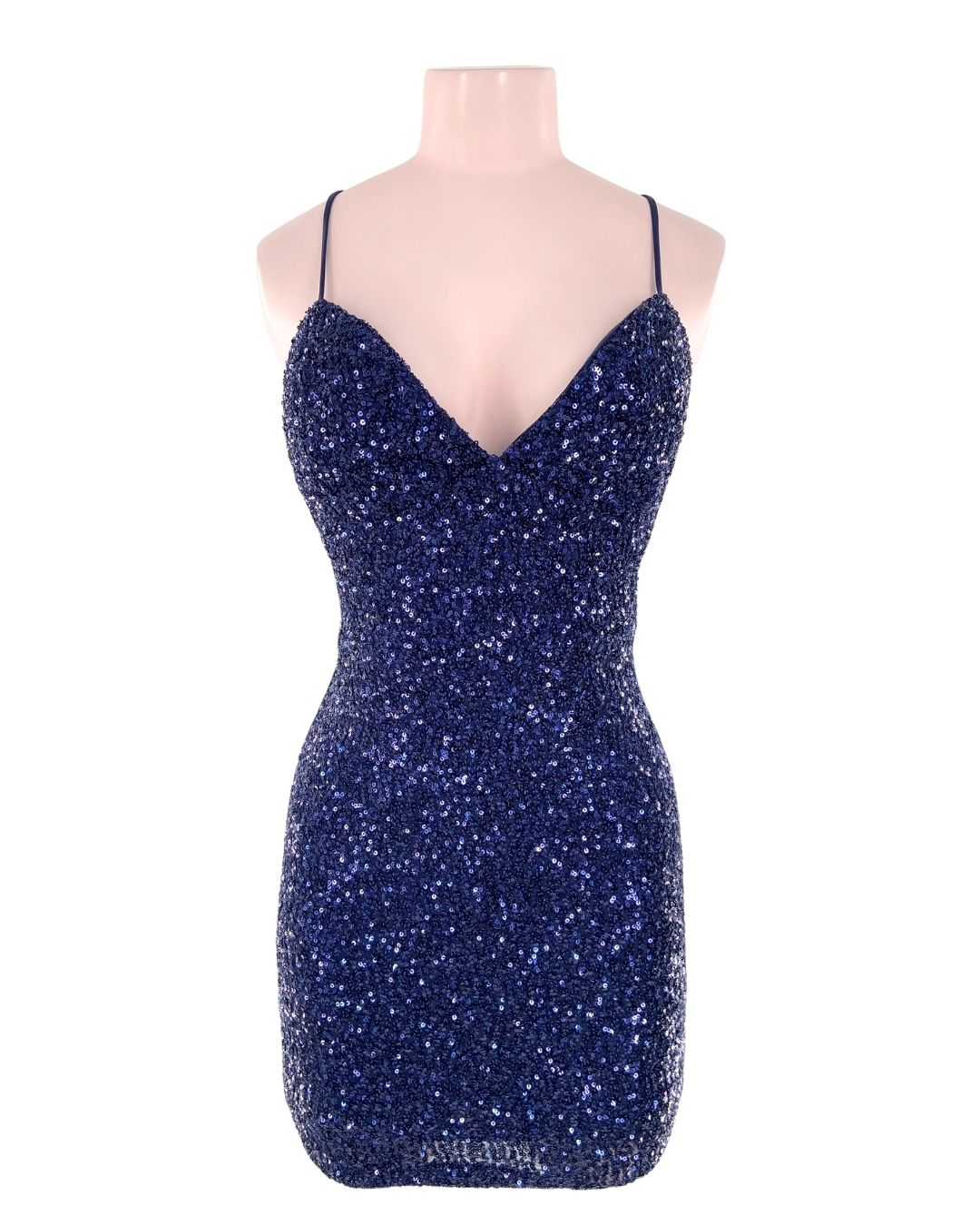 Vestido mini de tiras