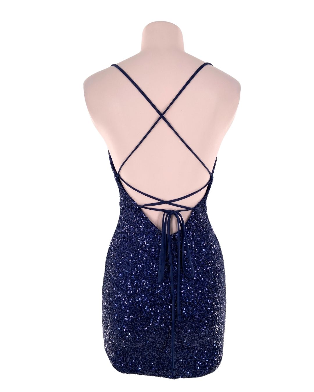 Vestido mini de tiras