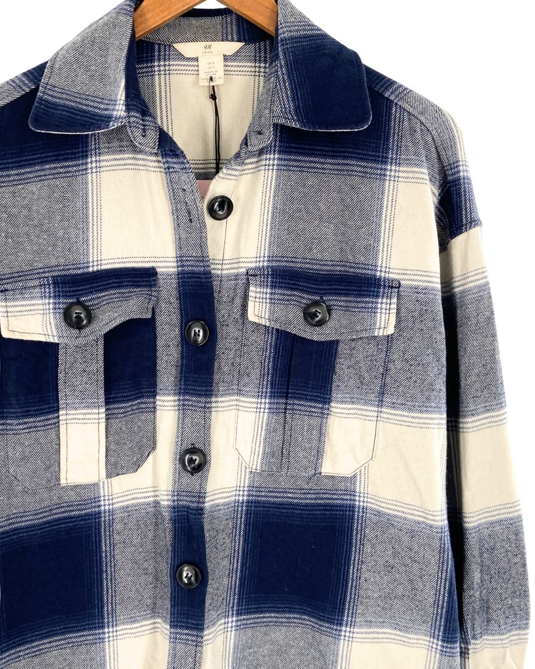 Camisa manga larga leñadora