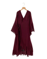 Maxi vestido wrap