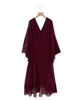 Maxi vestido wrap