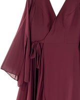 Maxi vestido wrap