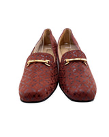 Mocasines en cuero de tacon