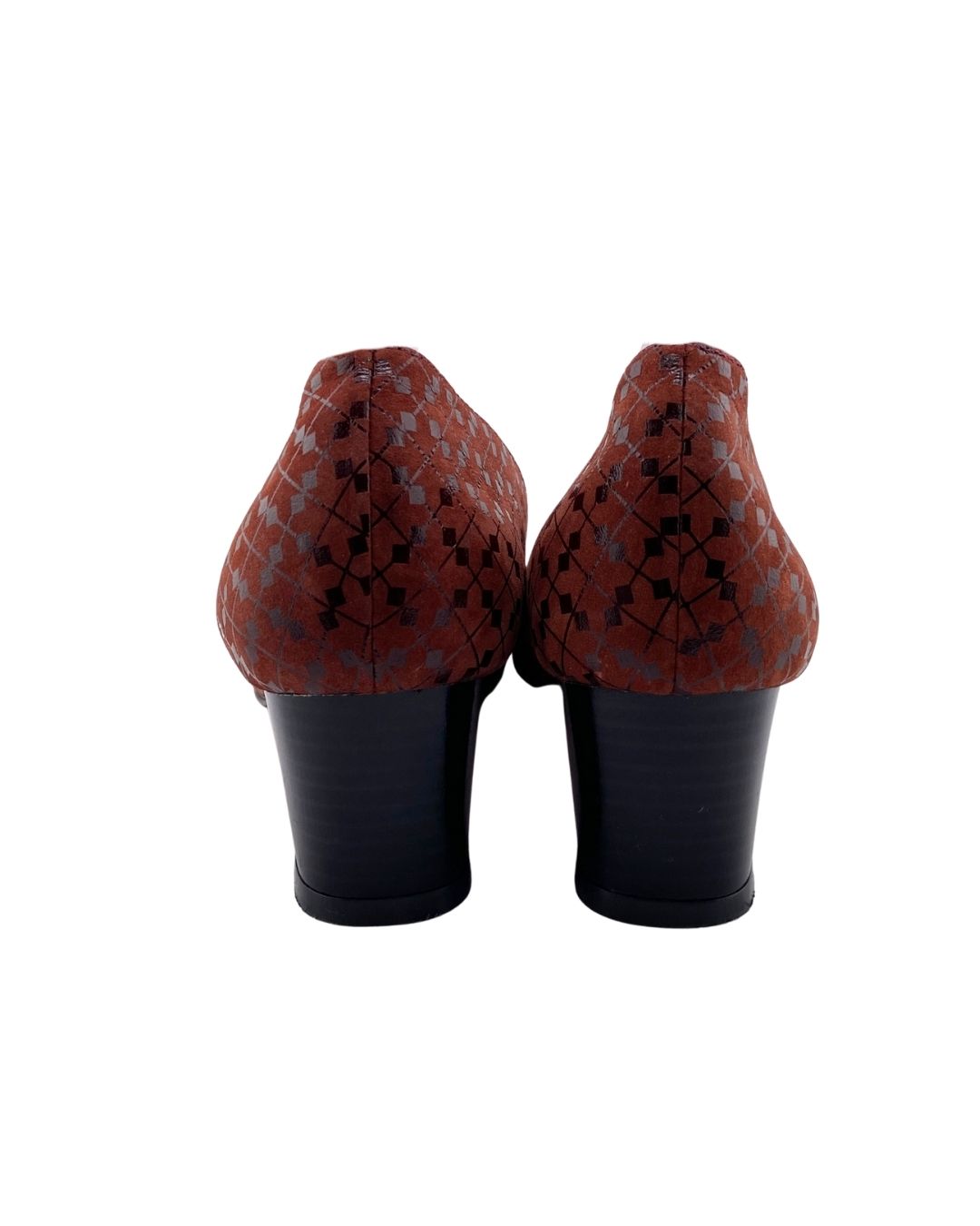 Mocasines en cuero de tacon
