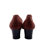 Mocasines en cuero de tacon