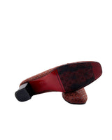Mocasines en cuero de tacon