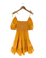 Vestido mini encauchado