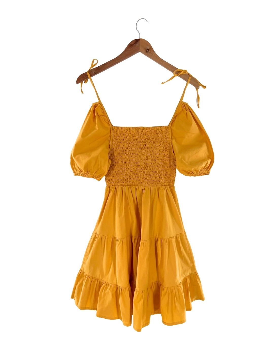 Vestido mini encauchado