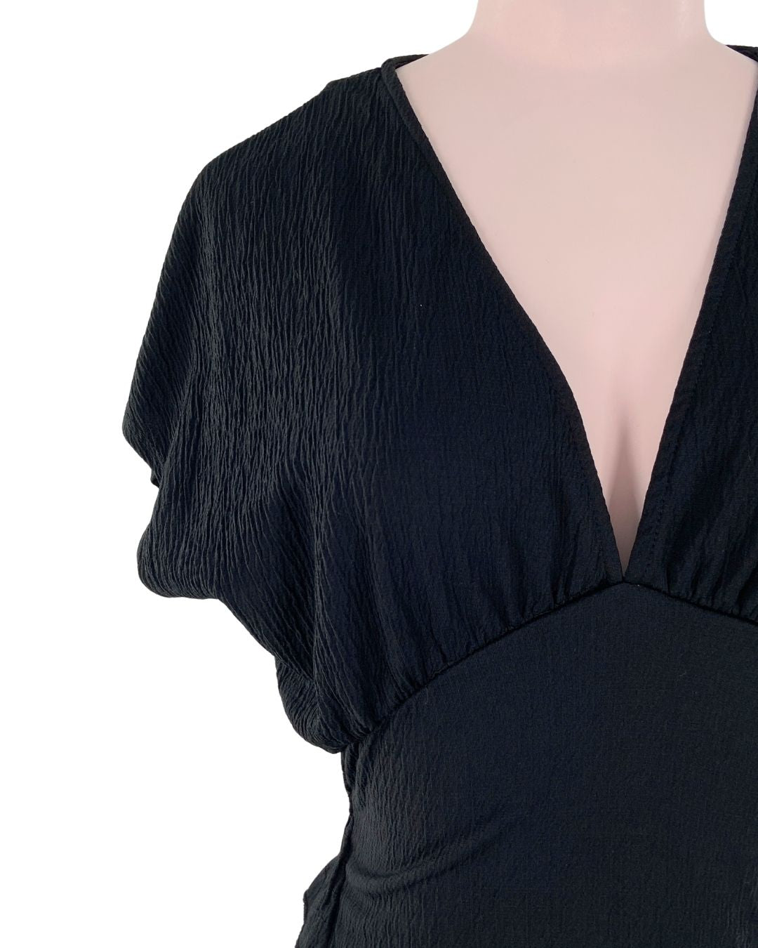 Blusa con textura encauchada