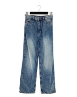 Jean rigido wide leg tiro alto